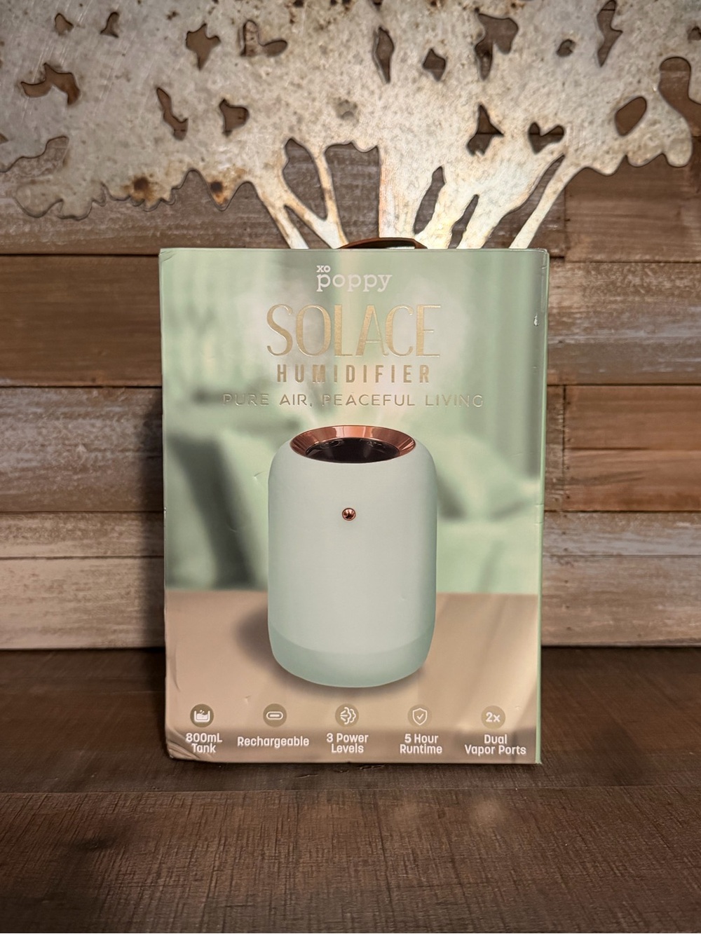 xo Poppy Solace Humidifier 800ML Mint Green